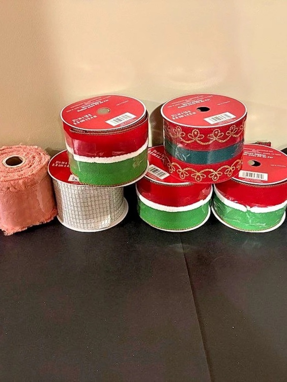Celebrate It Holiday Wired Ribbon Rolls